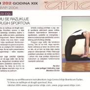 Intervju, Brankica Šurlan, časopis Ana, 2004
