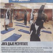 Joga u pripremama fudbalera Partizana, Sportski žurnal, 2013.