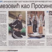 Fudbaleri Partizana vežbaju jogu, Sportski žurnal, 2013