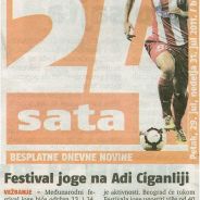 Joga Savez Srbije, Festival joge na Adi Ciganliji, 24 sata, 2011.