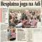 Besplatni časovi joge na Adi, Blic, 2009.
