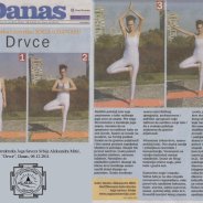 Intervju, Aleksandra Mitić, o asani “Vrkasana – drvce”, Danas, 2011.
