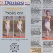 Intervju, Aleksandra Mitić, asana “Orao”, Danas, 2011.