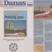 Intervju, Miloš Štrbac, asana ” Položaj psa” Danas, 2011.