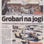 Joga u pripremi fudbalera Partizana, Kurir, 2013